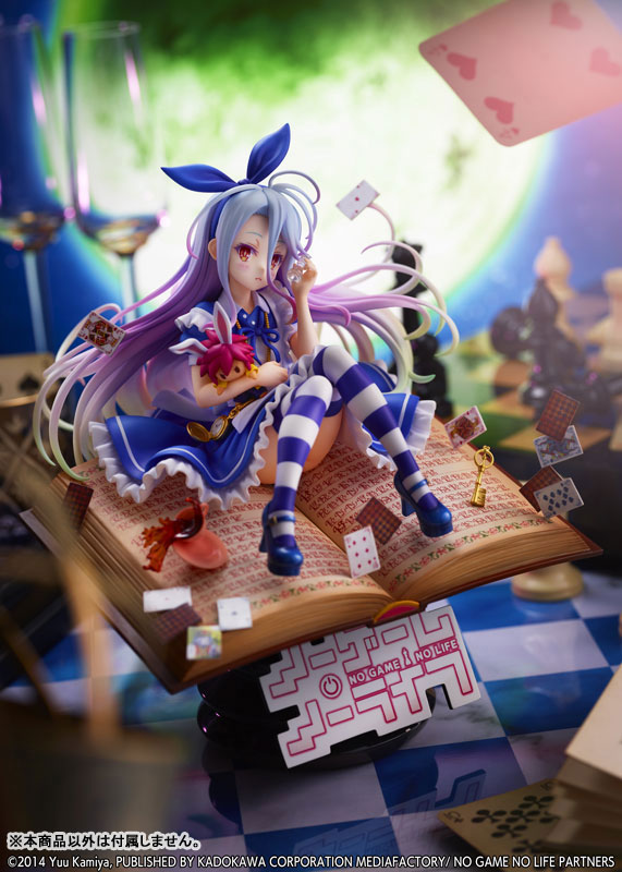 特典】ノーゲーム・ノーライフ 白 -不思議の国アリス Ver.- 1/7 完成品 