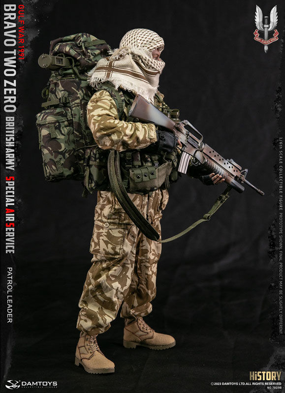 【50％OFF】 イギリス陸軍特殊空挺部隊 1/6 (SAS) Gulf パトロールリーダー ミリタリー