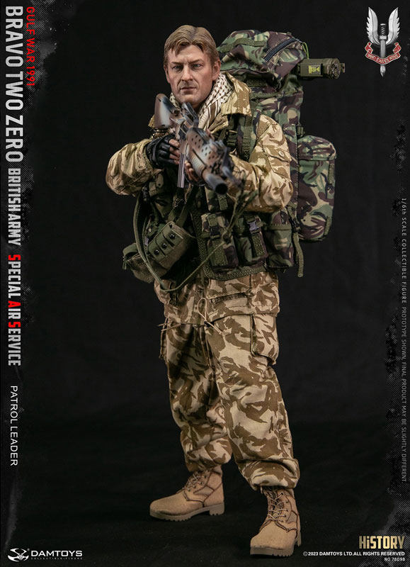 DAMTOYS 1/6 イギリス陸軍特殊空挺部隊 SASパトロール隊 78098 1/6 イギリス陸軍特殊空挺部隊 (SAS) パトロールリーダー Gulf