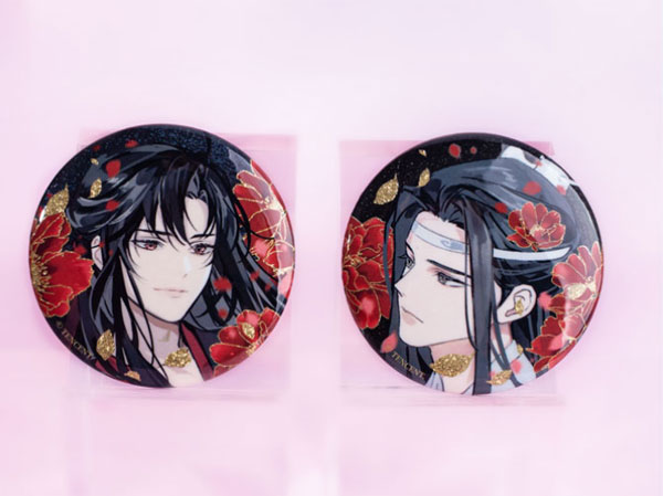 アニメ「魔道祖師」 花緖Ver. 赤薬 缶バッジ 2個セット[KAZE]《在庫切れ》