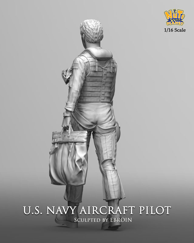 ナッツプラネット1/16 現用 アメリカ海軍 戦闘機パイロット 1/16 現用 アメリカ海軍 戦闘機パイロット[ナッツプラネット