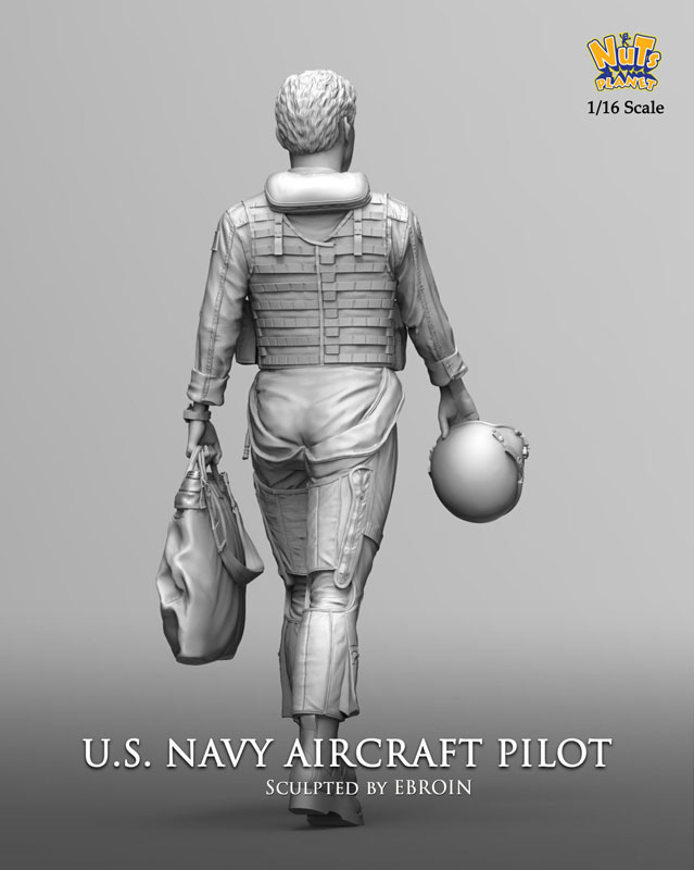 現用 アメリカ海軍 戦闘機パイロット (プラモデル) - ホビー
