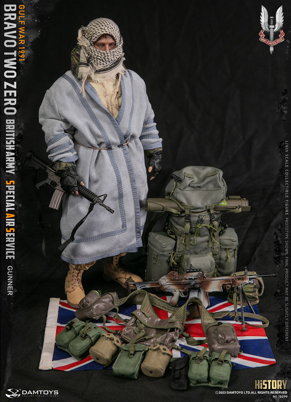 1/6 イギリス陸軍特殊空挺部隊(SAS)ガンナー Gulf War 1991 1/6