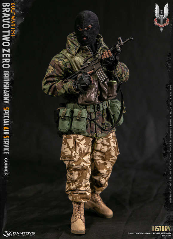 1/6イギリス陸軍特殊空挺部隊 (SAS) ガンナー Gulf War 1991