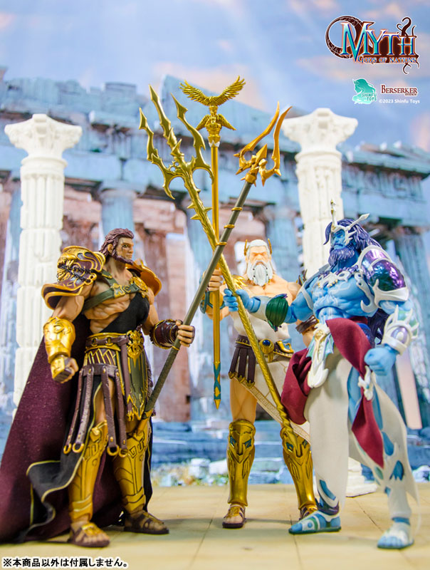 神話シリーズ M03 ポセイドン 1/12スケール可動フィギュア[BERSERKER