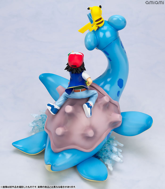 ポケモン』ラプラスがサトシ＆ピカチュウとともに躍動感のある姿