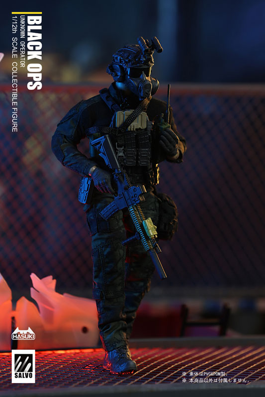 salvoシリーズ sa01 ブラックオペレーションズ 1/12スケール SALVOシリーズ SA01 ブラックオペレーションズ 1/12 完成品