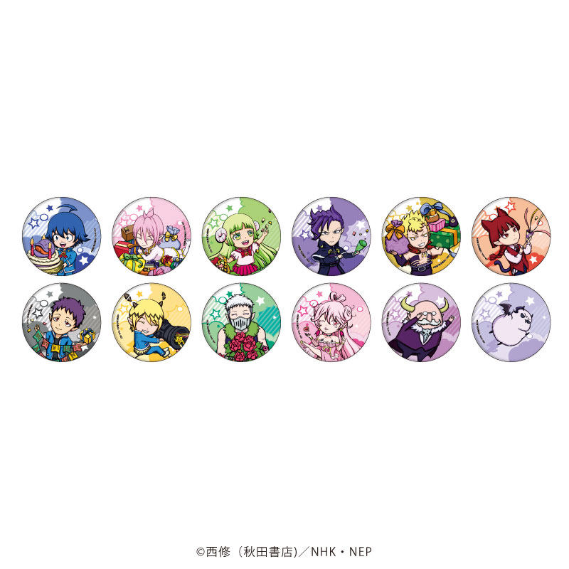 缶バッジ「魔入りました！入間くん」15/誕生日ver. POP Artイラスト 12