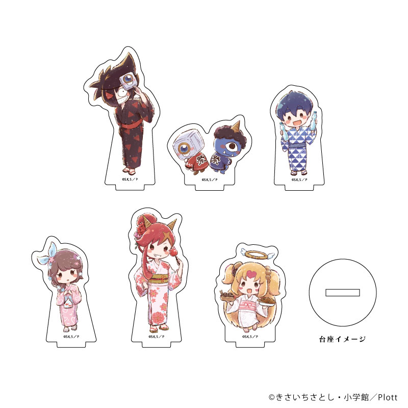 アクリルぷちスタンド「ブラックチャンネル」02/夏祭りver