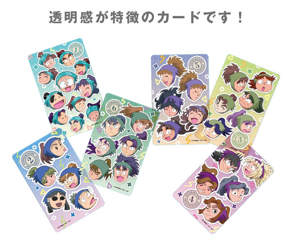 忍たま　カード グッズ-カード】忍たま乱太郎 トレーディング花札柄クリアカード
