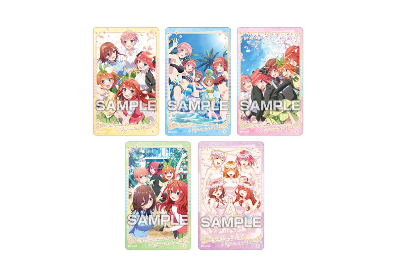 五等分の花嫁∽ デコステッカー2ガムつき 20パック入りBOX (食玩