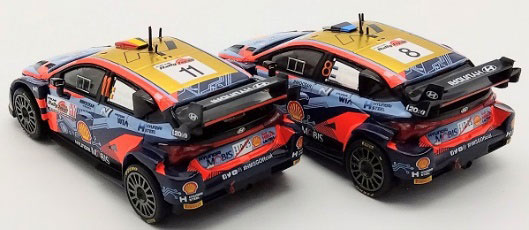 1/43 ヒョンデ i20 N Rally1 2022年ラリー・ジャパン 1-2フィニッシュ