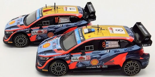 1/43 ヒョンデ i20 N Rally1 2022年ラリー・ジャパン 1-2フィニッシュ