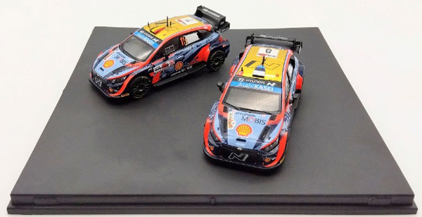 1/43 ヒョンデ i20 N Rally1 2022年ラリー・ジャパン 1-2フィニッシュ