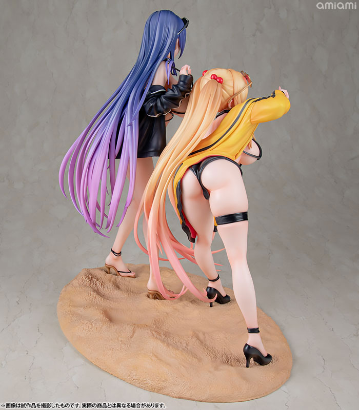 ユナ＆サユリ 専用台座付き2体セット Illustration by Biya ＆ K Pring 1/6 完成品フィギュア