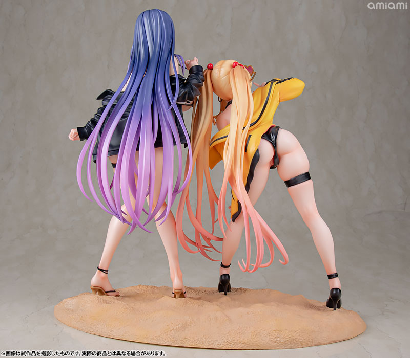 ユナ＆サユリ 専用台座付き2体セット Illustration by Biya ＆ K Pring 1/6 完成品フィギュア
