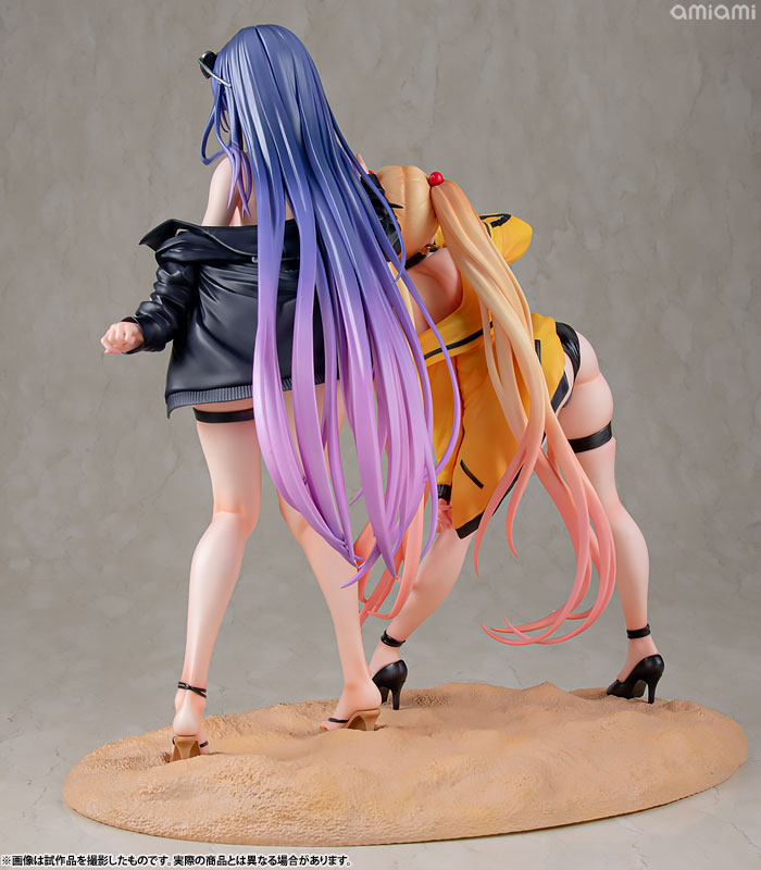 ユナ＆サユリ 専用台座付き2体セット Illustration by Biya ＆ K Pring 1/6 完成品フィギュア