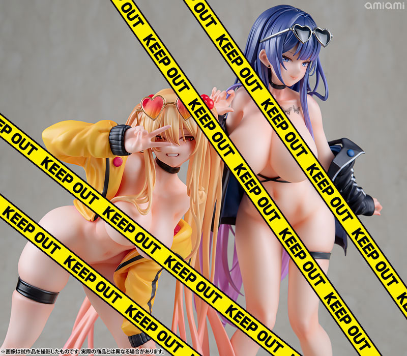 ユナ＆サユリ 専用台座付き2体セット Illustration by Biya ＆ K Pring 1/6 完成品フィギュア