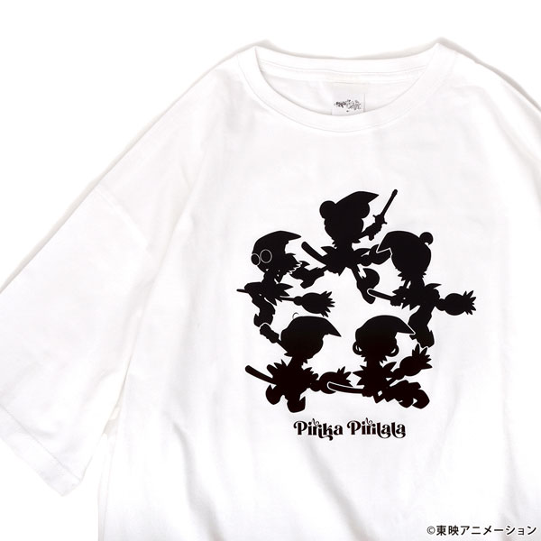 おジャ魔女どれみ Tシャツ(ビッグシルエット) ホワイト S[ナタリー