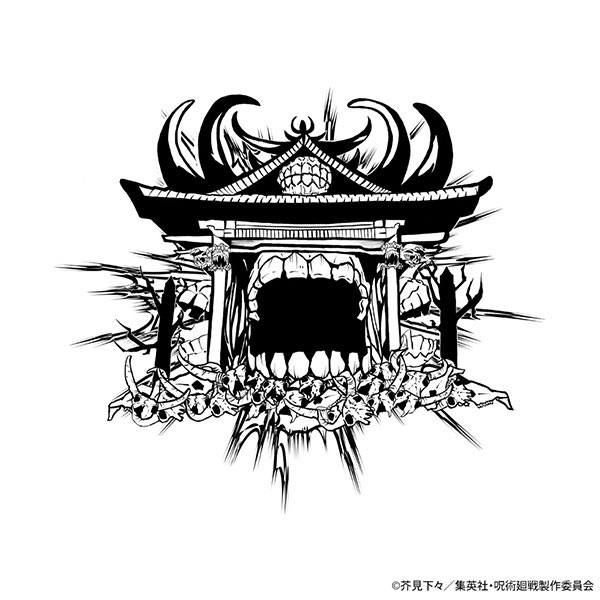 呪術廻戦 伏魔御廚子 Tシャツ/WHITE-M（再販）[コスパ]《05月