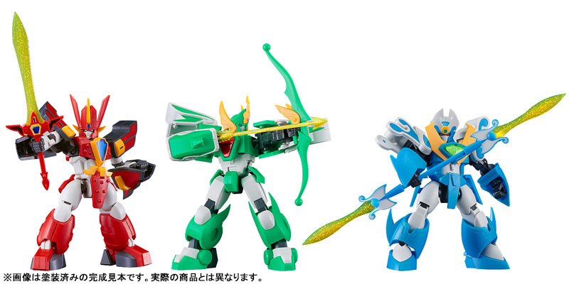 情報】GSC《魔動王》MODEROID 光之三魔動王套組＆光之超級三魔動