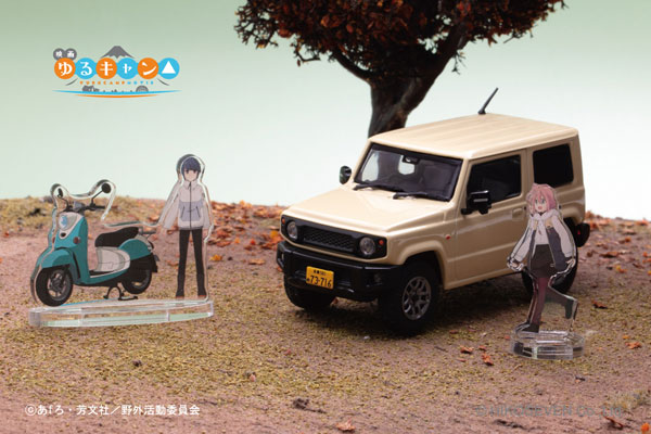 情報】CAR・NEL《劇場版搖曳露營△》1/43 撫子的車（附壓克力立牌