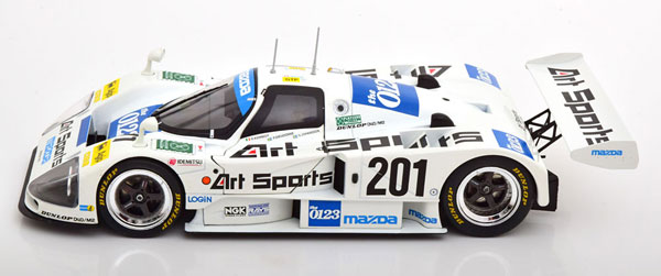 ミニカー　1/18 マツダ 787 B 24h ル・マン 1990 Kennedy/Johansson/Sala #201 [KKDC181334] 1/18 マツダ 787 B #201 24h ル・マン 1990 Kennedy/Johansson