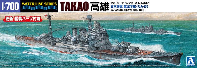 アオシマ 1/700 ウォーターライン No.809 英国海軍 重巡洋艦