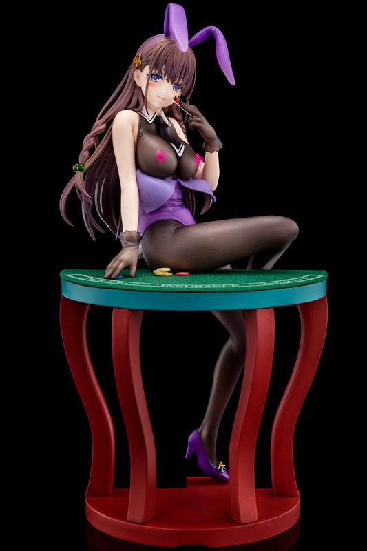 聖剣学院の魔剣使い エルフィーネ・フィレット 花紫のバニーフィギュアwithぺろりシステム フィギュア