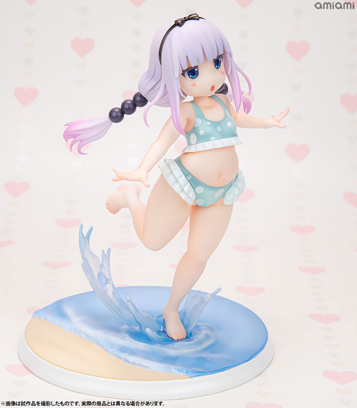 【あみあみ限定特典】小林さんちのメイドラゴン カンナカムイ はまべでウキウキ水着Ver. 1/6 完成品フィギュア