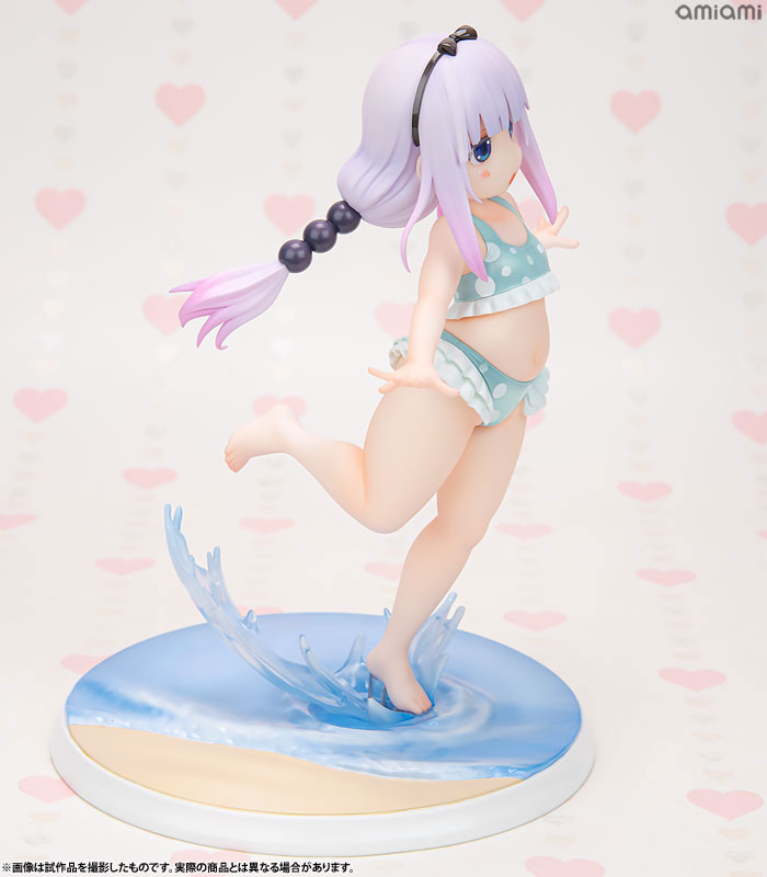 【あみあみ限定特典】小林さんちのメイドラゴン カンナカムイ はまべでウキウキ水着Ver. 1/6 完成品フィギュア