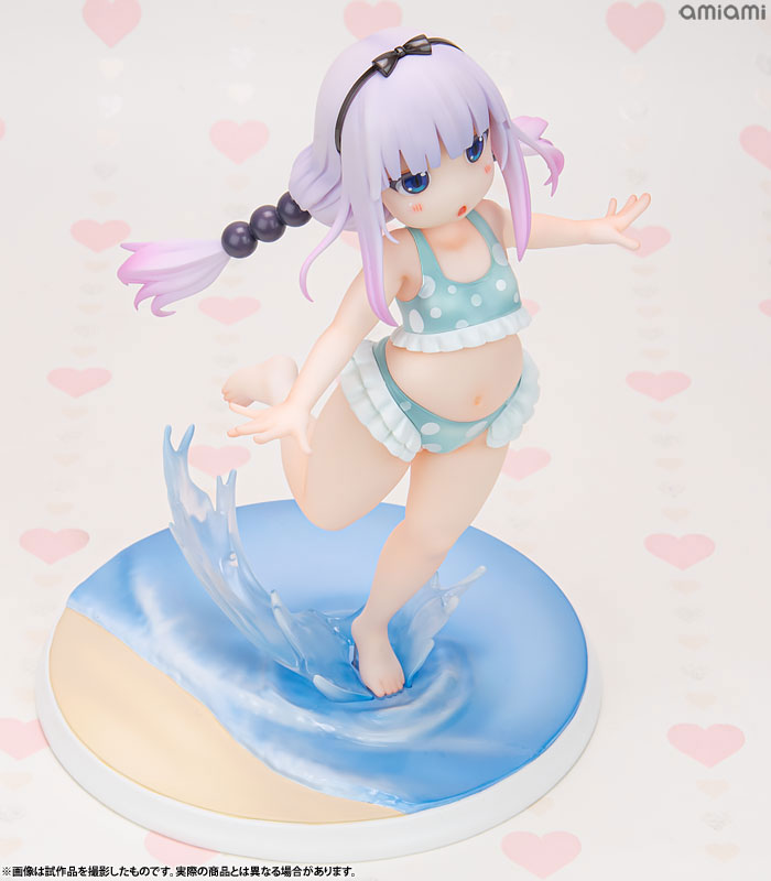 【あみあみ限定特典】小林さんちのメイドラゴン カンナカムイ はまべでウキウキ水着Ver. 1/6 完成品フィギュア