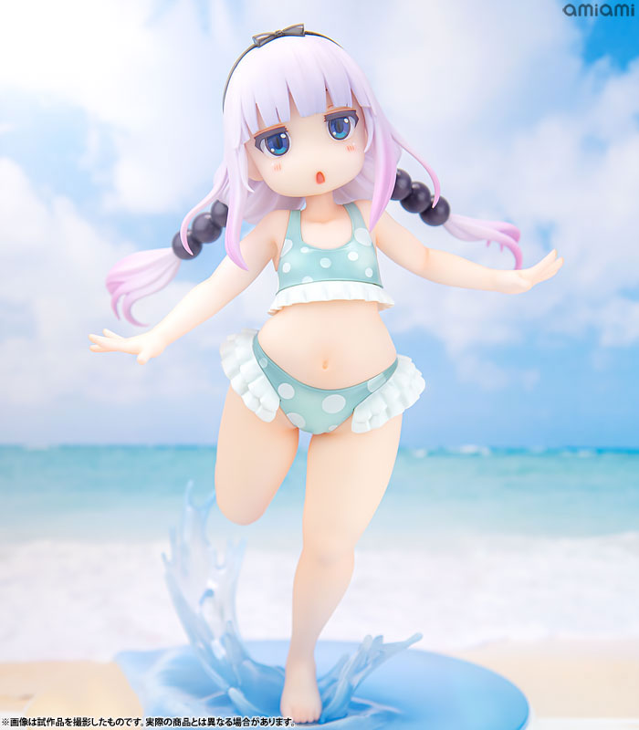 【あみあみ限定特典】小林さんちのメイドラゴン カンナカムイ はまべでウキウキ水着Ver. 1/6 完成品フィギュア