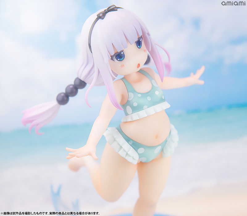 【あみあみ限定特典】小林さんちのメイドラゴン カンナカムイ はまべでウキウキ水着Ver. 1/6 完成品フィギュア