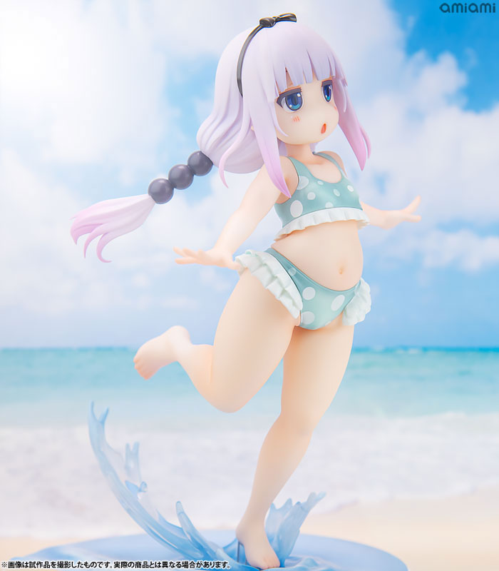 【あみあみ限定特典】小林さんちのメイドラゴン カンナカムイ はまべでウキウキ水着Ver. 1/6 完成品フィギュア