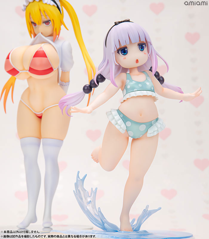 【あみあみ限定特典】小林さんちのメイドラゴン カンナカムイ はまべでウキウキ水着Ver. 1/6 完成品フィギュア