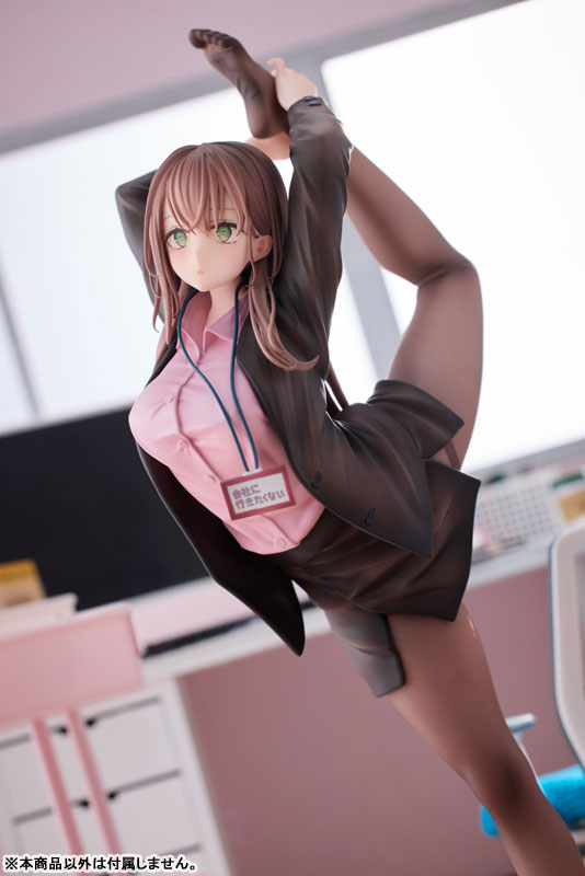 意外と体が柔らかい会社に行きたくないOLちゃん ピンクVer. 1/6 完成品フィギュア