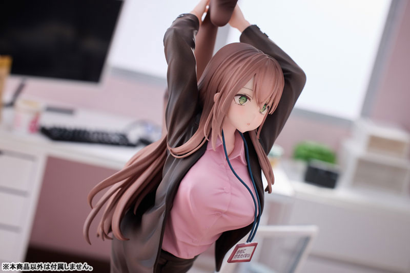 意外と体が柔らかい会社に行きたくないOLちゃん ピンクVer. 1/6 完成品フィギュア