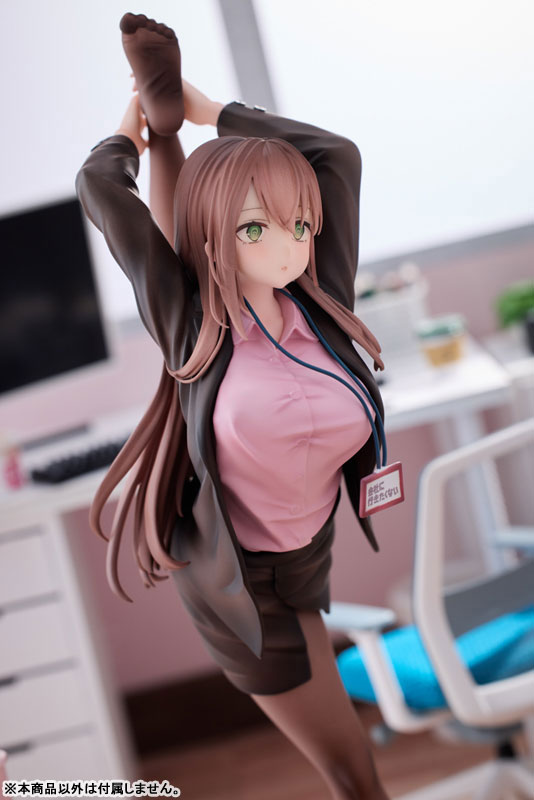 意外と体が柔らかい会社に行きたくないOLちゃん ピンクVer. 1/6 完成品フィギュア