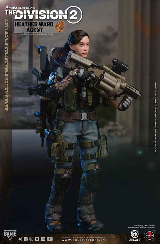 1/6 コレクティブルアクションフィギュア ディビジョン2 エージェント ヘザー・ウォード