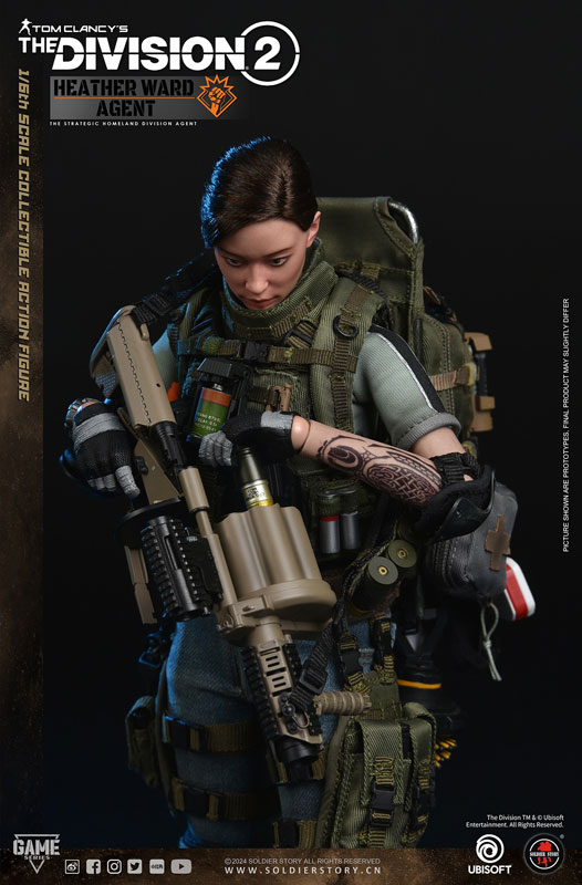 1/6 コレクティブルアクションフィギュア ディビジョン2 エージェント ヘザー・ウォード