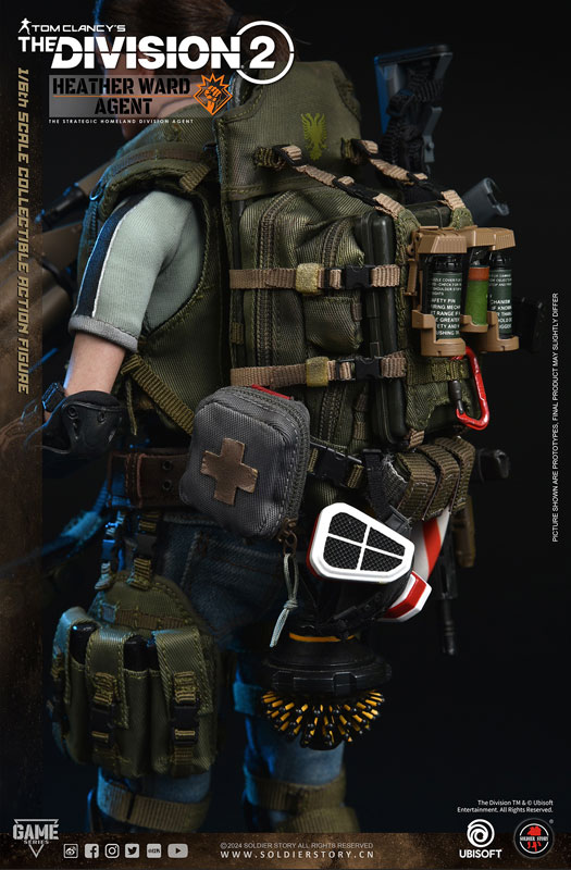 1/6 コレクティブルアクションフィギュア ディビジョン2 エージェント ヘザー・ウォード
