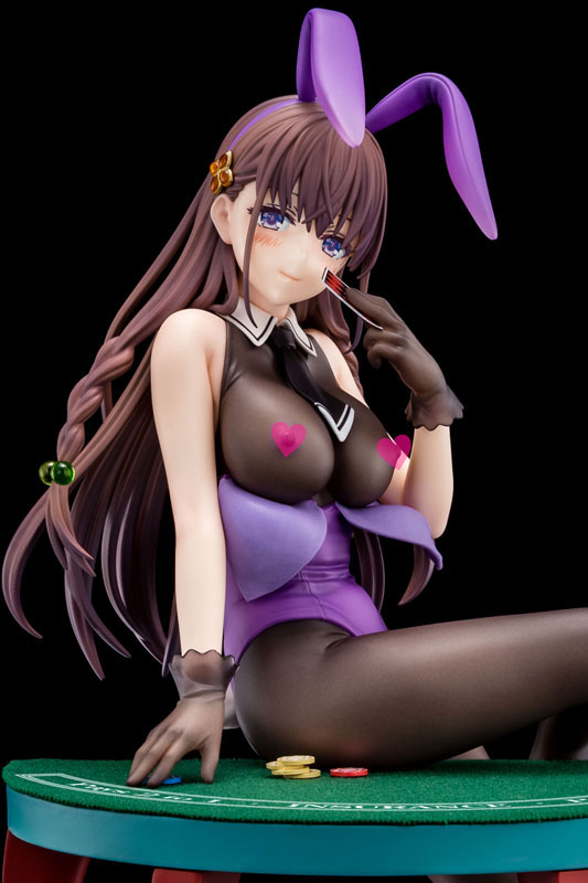 【あみあみ限定版】【あみあみ限定特典】エルフィーネ 花紫のバニーフィギュア amiamiパック