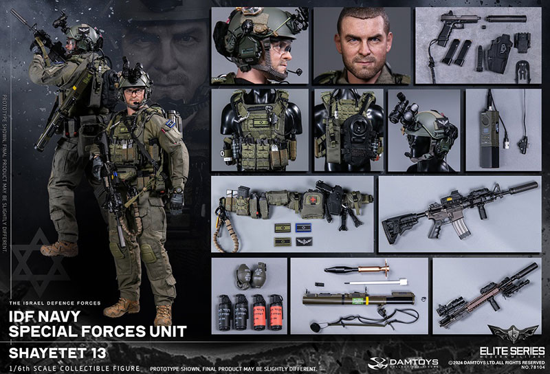 1/6 アクションフィギュア IDF Navy special forces unit - Shayetet 13