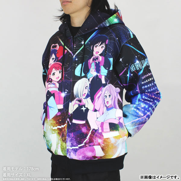Aqua Timez虹のパーカーXL【値下げ中】 ラブライブ！虹ヶ咲学園スクールアイドル同好会 フルグラフィック