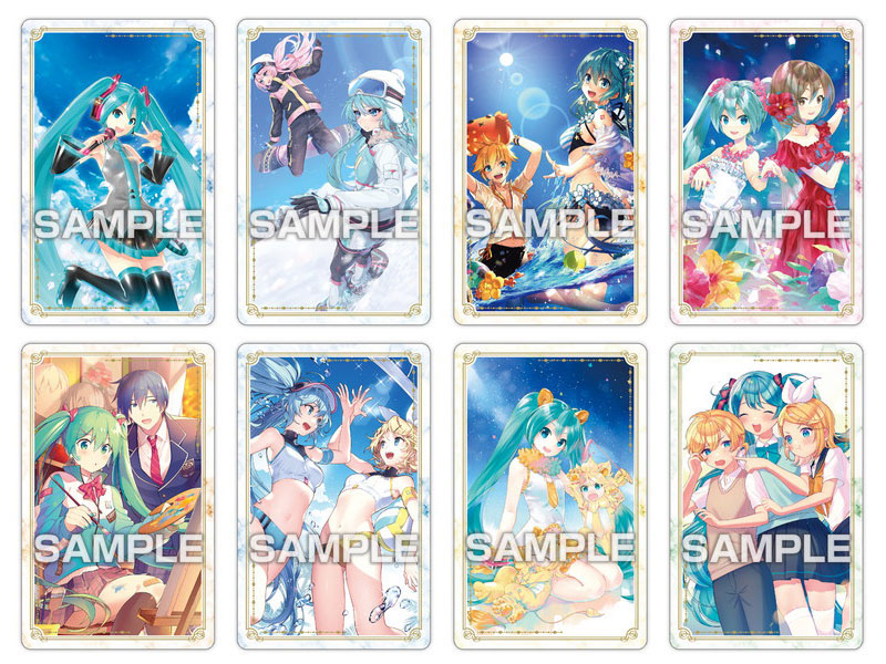 初音ミク メタリックカードコレクションガム 初回限定版 16パック入り