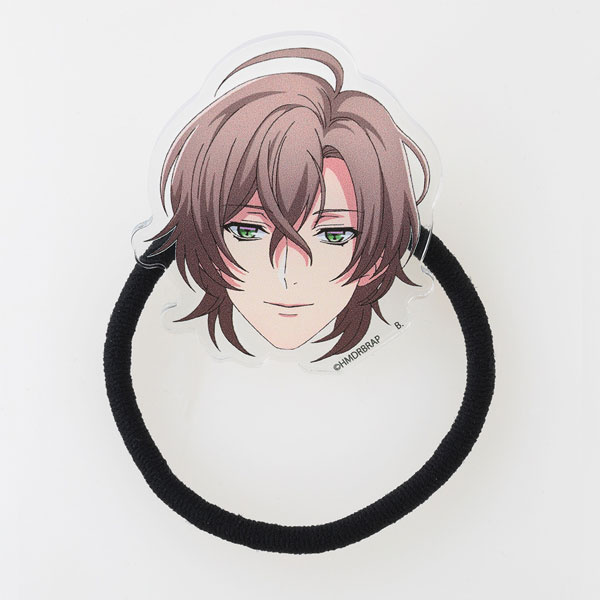 ヒプノシスマイク　顔ゴム　おかおヘアゴム　BANDAI 1点　簓 ヒプマイ おかおヘアゴム 顔ゴム 白膠木 簓 躑躅森 盧笙