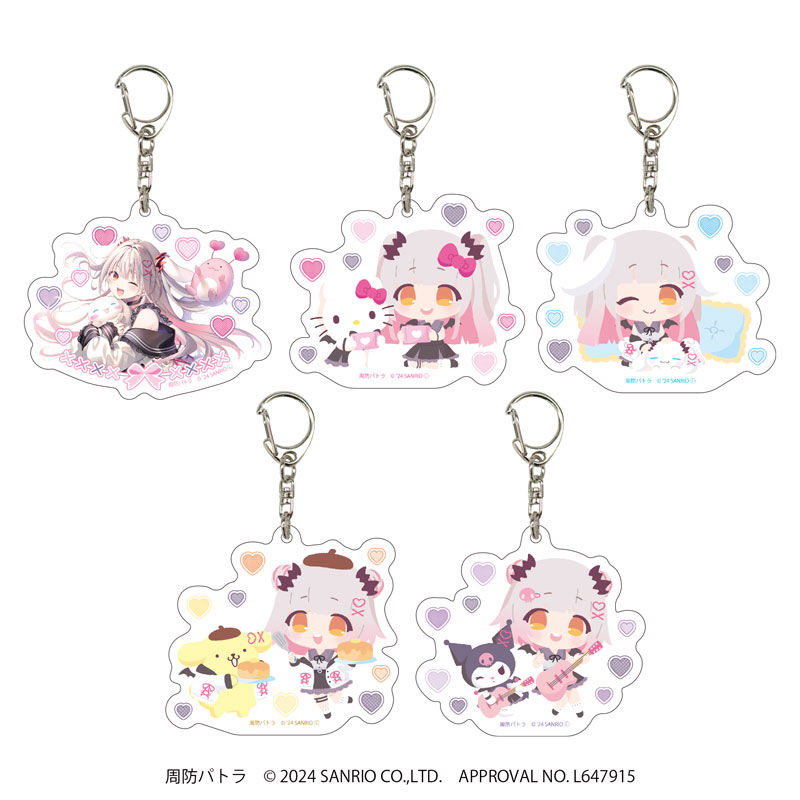 アクリルキーホルダー「周防パトラ×サンリオキャラクターズ」01/コラボ
