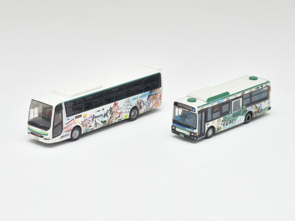 ザ・バスコレクション SaGa風呂バス(昭和バス・佐賀市交通局)2台セット 