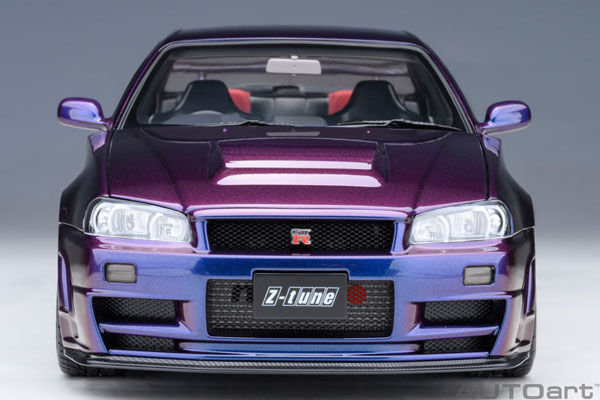 1/18 ニスモ R34 GT-R Z-tune (ミッドナイトパープルIII)[オート